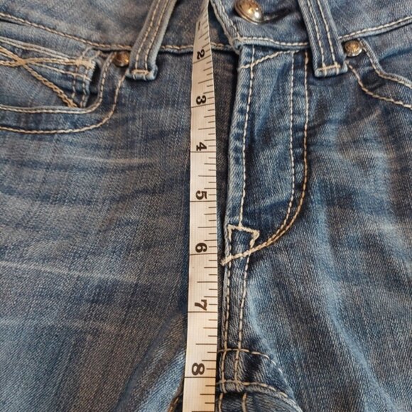 Ariat Real Denim Mid-Rise Straight Leg Jeans Size 27R - Picture 8 of 10
